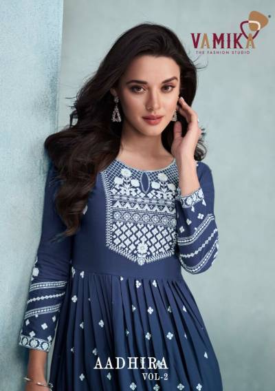 Aadhira Vol 2 By Vamika Designer Readymade Salwar Kameez Collection